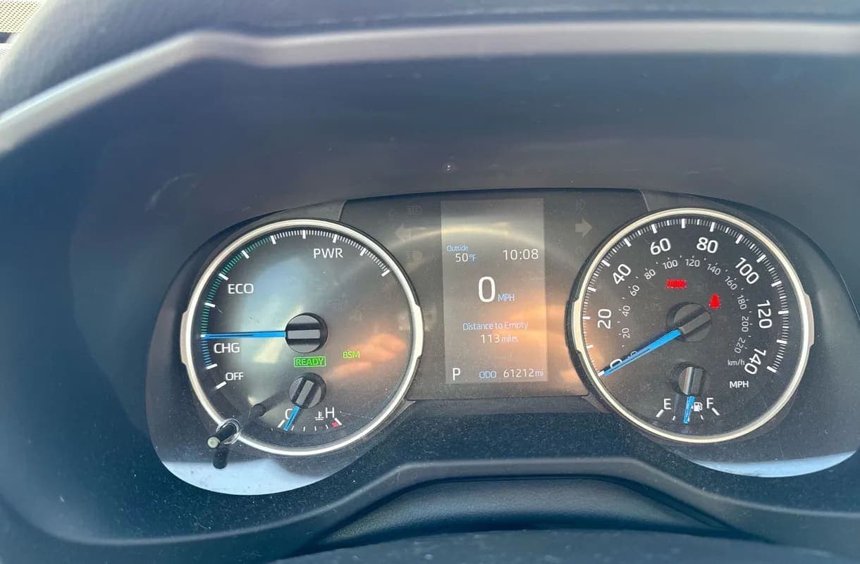 2021 Toyota RAV4 XLE Premium Hybrid SUV, view