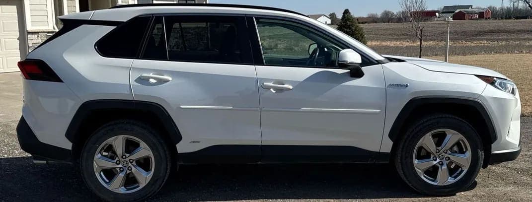 2021 Toyota RAV4 XLE Premium Hybrid SUV, view