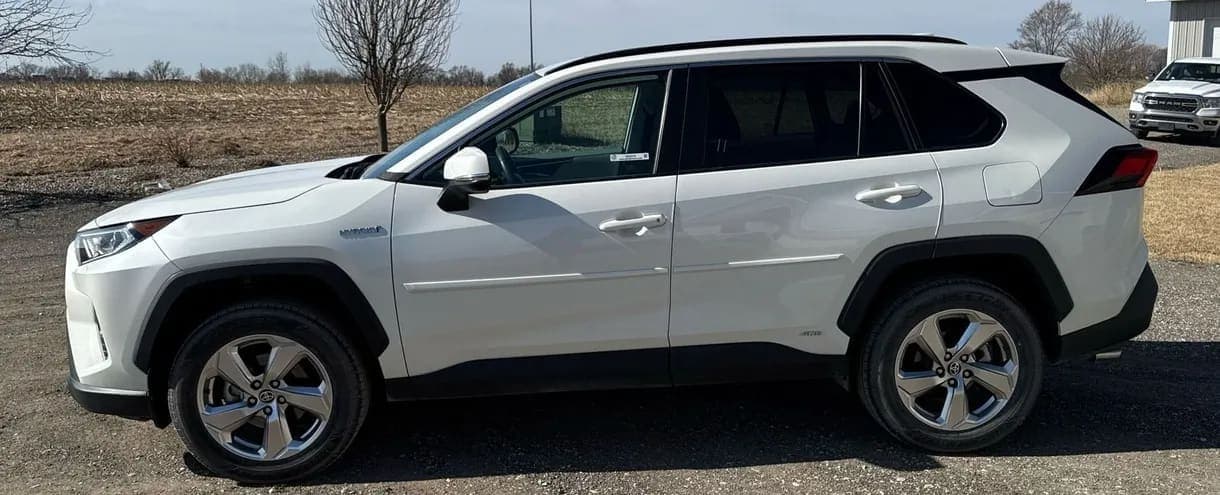 2021 Toyota RAV4 XLE Premium Hybrid SUV, view