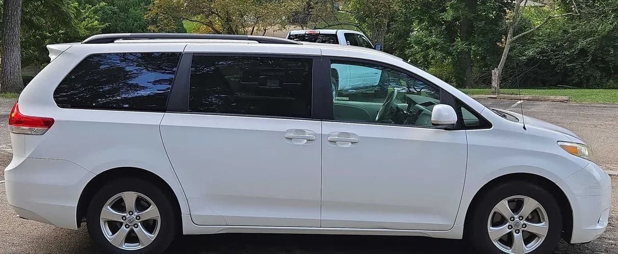 2011 Toyota Sienna LE van, view