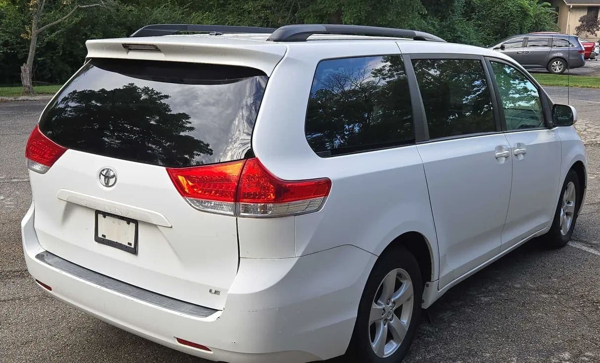 2011 Toyota Sienna LE van, view