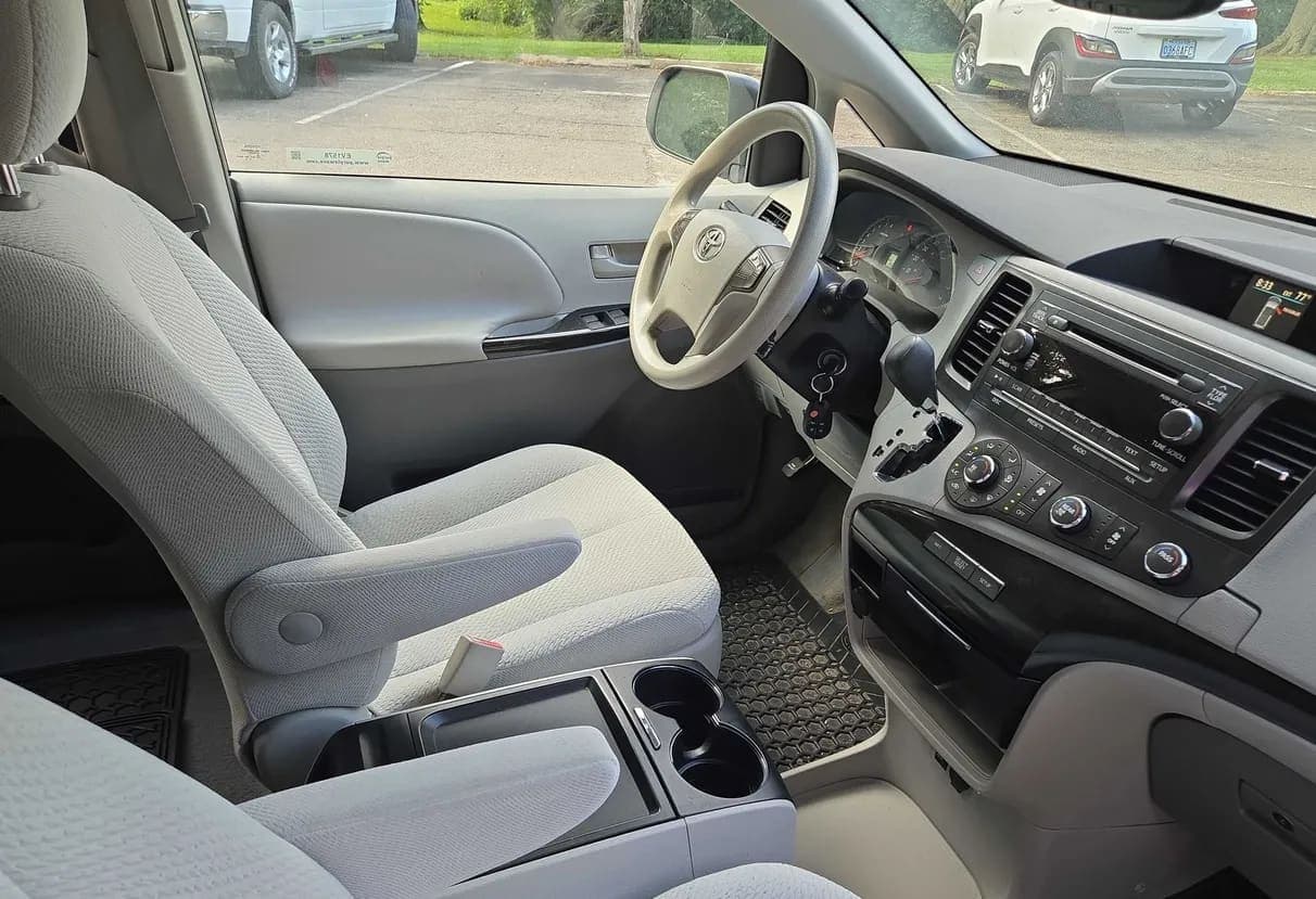 2011 Toyota Sienna LE van, view