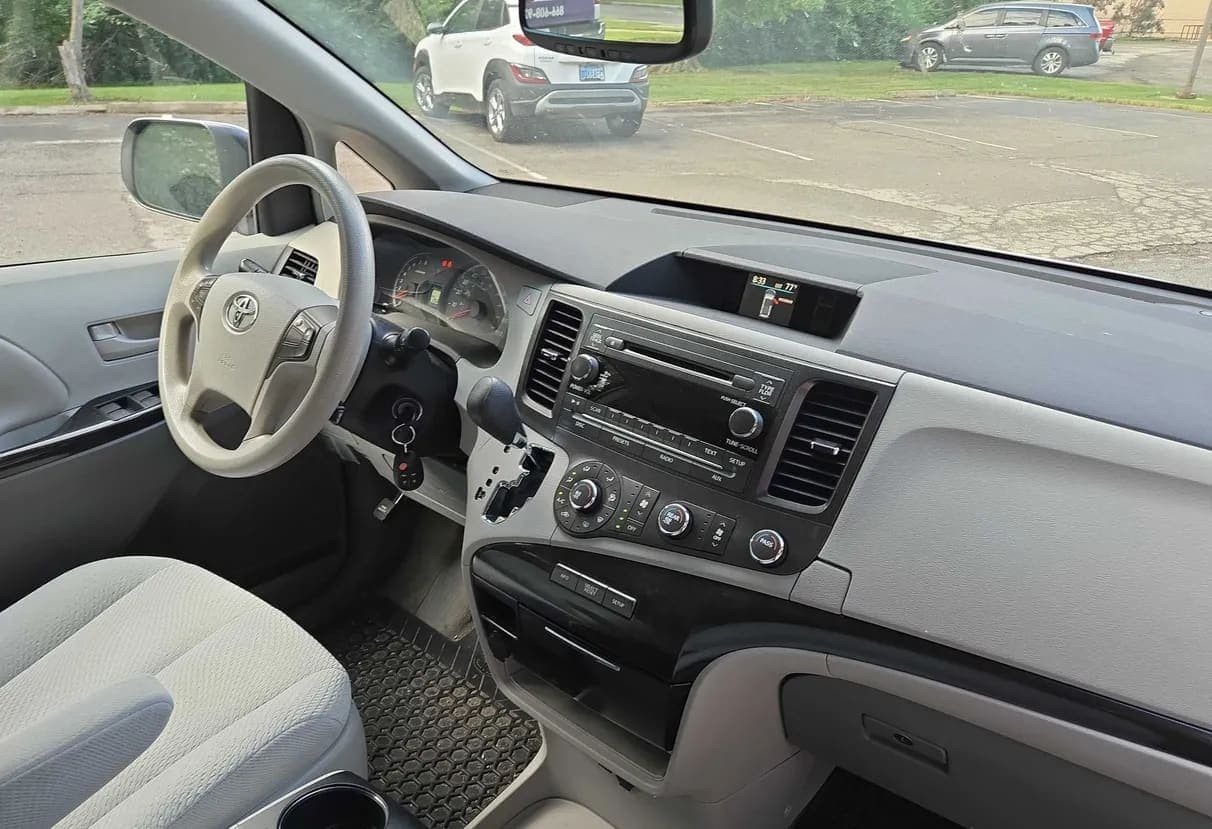 2011 Toyota Sienna LE van, view