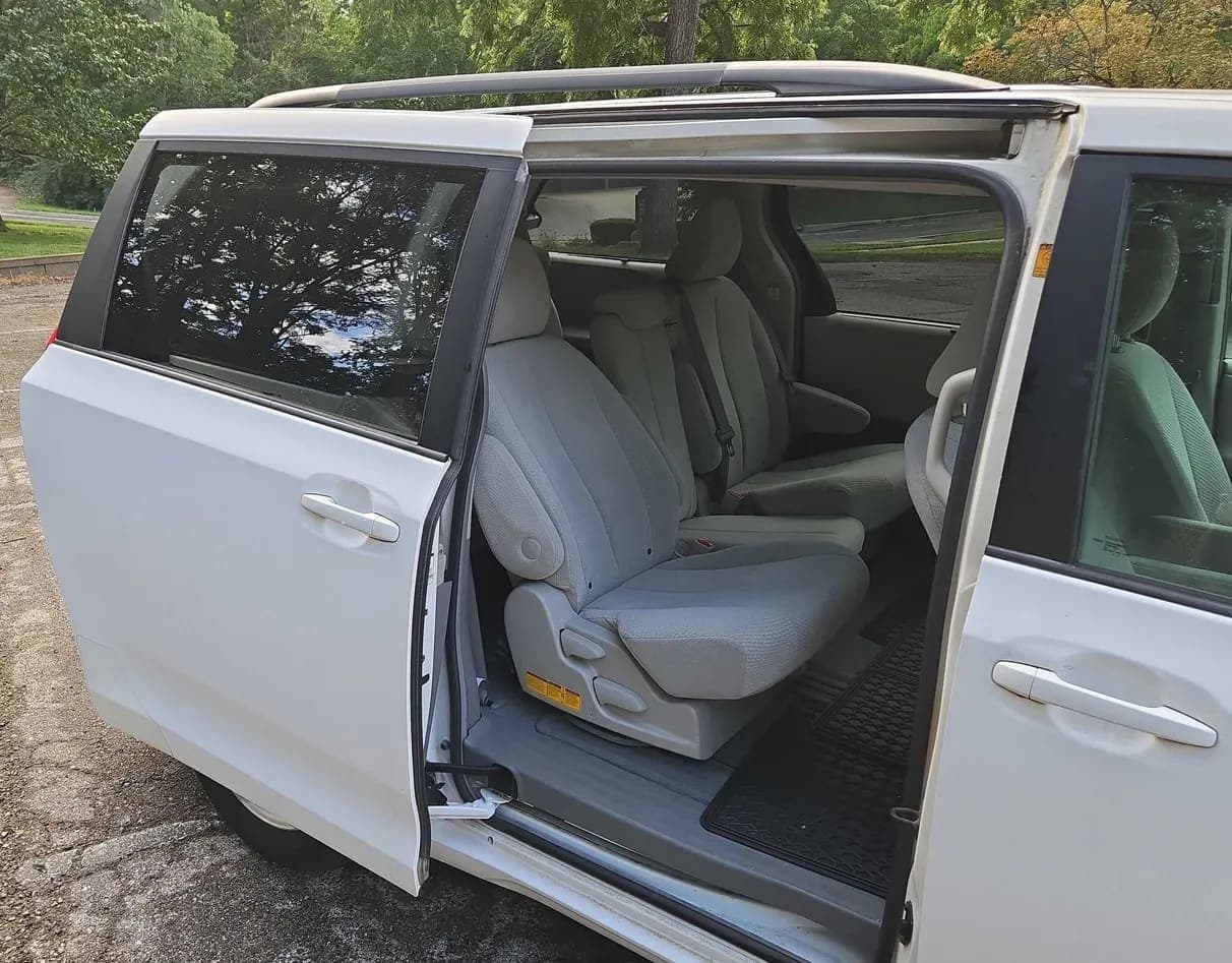 2011 Toyota Sienna LE van, view