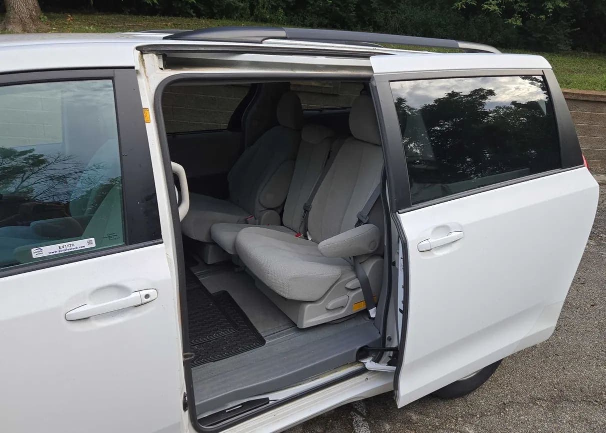 2011 Toyota Sienna LE van, view