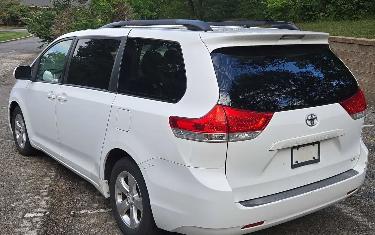 2011 Toyota Sienna LE van, view