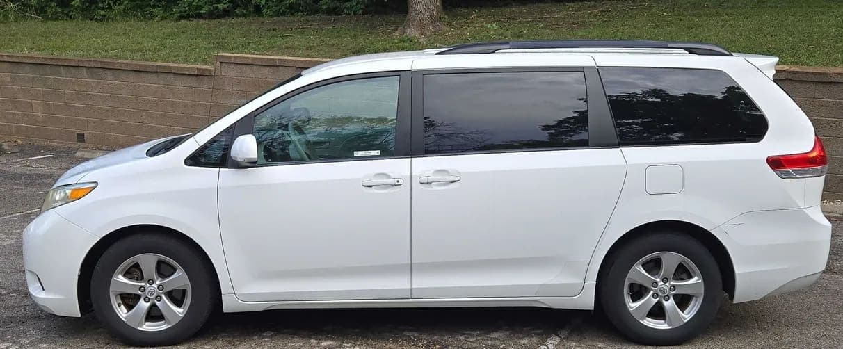 2011 Toyota Sienna LE van, view